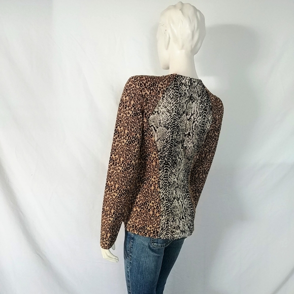 Wren Multi Animal Print Long Sleeve Top - Picture 6 of 8